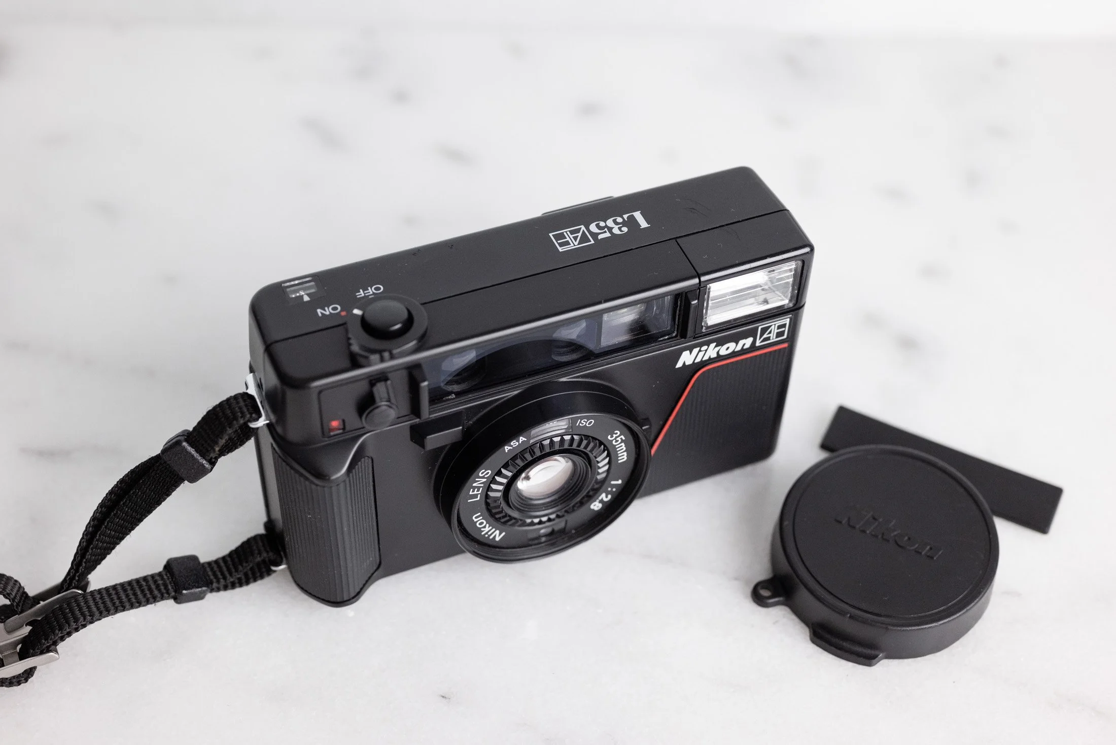 Nikon L35AF Point and Shoot 35mm Film Camera - Fully Functional